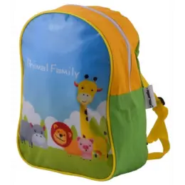 Preschool Backpack Animal Family Side